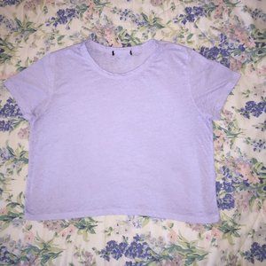 Purple Crop Top